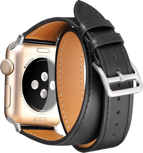 apple watch leather strap amazon|best leather apple watch straps.